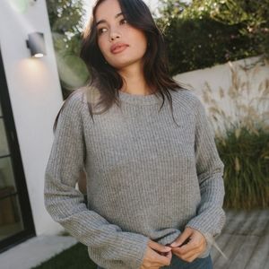 Jenni Kayne Fisherman Crew Neck Cashmere Sweater